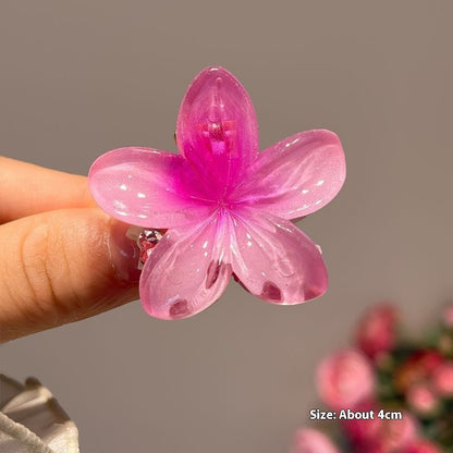 High Sense Plumeria Rubra Seaside Holiday Barrettes