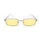 Retro Small Box Square Metal Glasses
