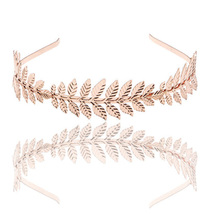 European And American Leaf Headband Hairband Baroque Bridal Jewelry