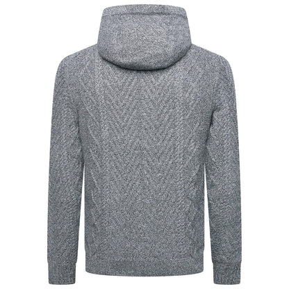 Crew Clothing Company Cable Knit Pullover Hoodie