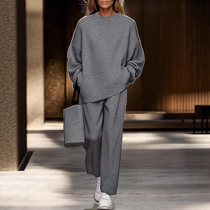 Fashionable Casual Long-sleeve Hoodie And Pants Set