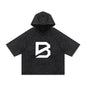 Hooded Boxy T-Shirt - Snow Washed Gym Tee | BRACE