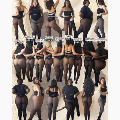 Single Thread Stitching Cross-border Winter Warm Translucent Leggings