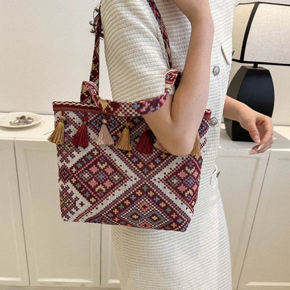Minority Fashion Simple Vacation Style Versatile Women's Bag