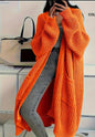 Idle Style Loose Thick Knitted Coat For Women