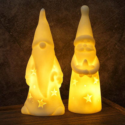 Christmas Night Lights Creative Bedside Lamp LED Candle Light