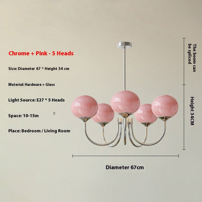 Retro Bedroom Chandelier Living Room Children's Room Lamps