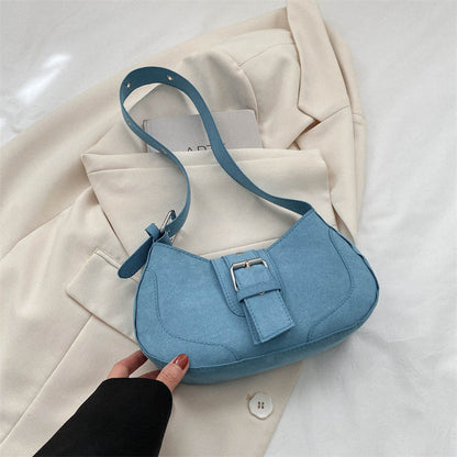 Fashion Trendy Textured One-shoulder Handbag