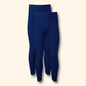 2 Pack Men's Thermal Underwear Long John Trousers Bottom Warm Durable Baselayer Insulated Brushed Yarn for Running Hiking Outdoor Sports Workwear Small to XXL White Black Grey Navy by Heatwave Thermalwear