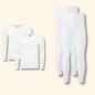 2 Pack Men's Thermal Underwear Set Long Sleeve Tops and Long John Bottoms Warm Baselayer Insulated Brushed Yarn for Running Hiking and Workwear Insulating Yarn Small to XXL White Black Grey Navy by Heatwave Thermalwear