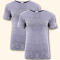 2 Pack Men's Thermal Underwear T Shirt Tops Warm Durable Baselayer Insulated Brushed Yarn for Running Hiking Outdoor Sports Workwear Small to XXL White Black Grey Navy by Heatwave Thermalwear