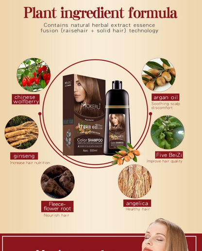Permanent Hair Coloring Shampoo Women