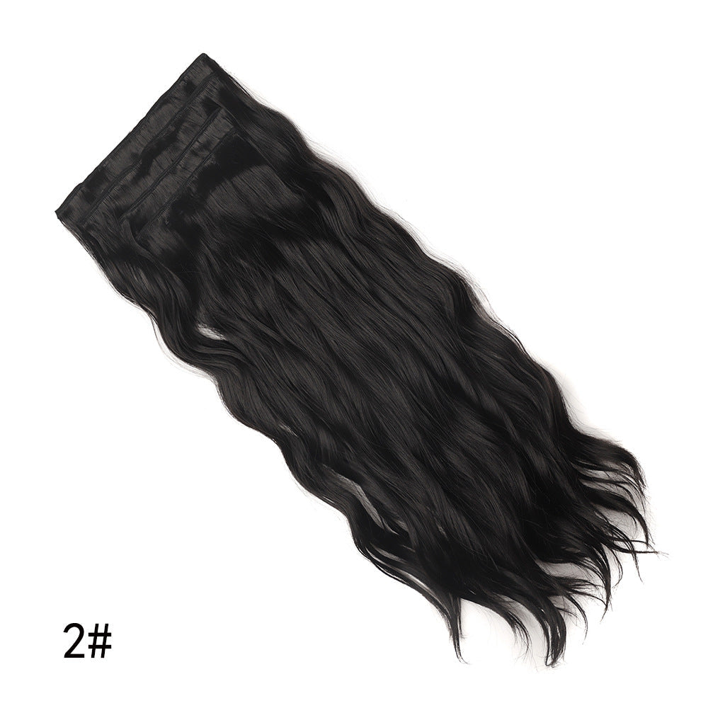 Four Piece Set of Water Ripple Curly Hair Pieces