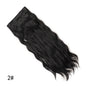 Four Piece Set of Water Ripple Curly Hair Pieces