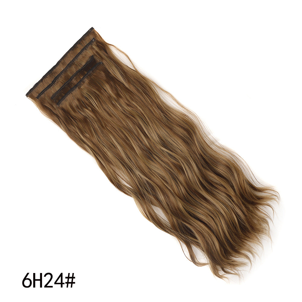 Four Piece Set of Water Ripple Curly Hair Pieces