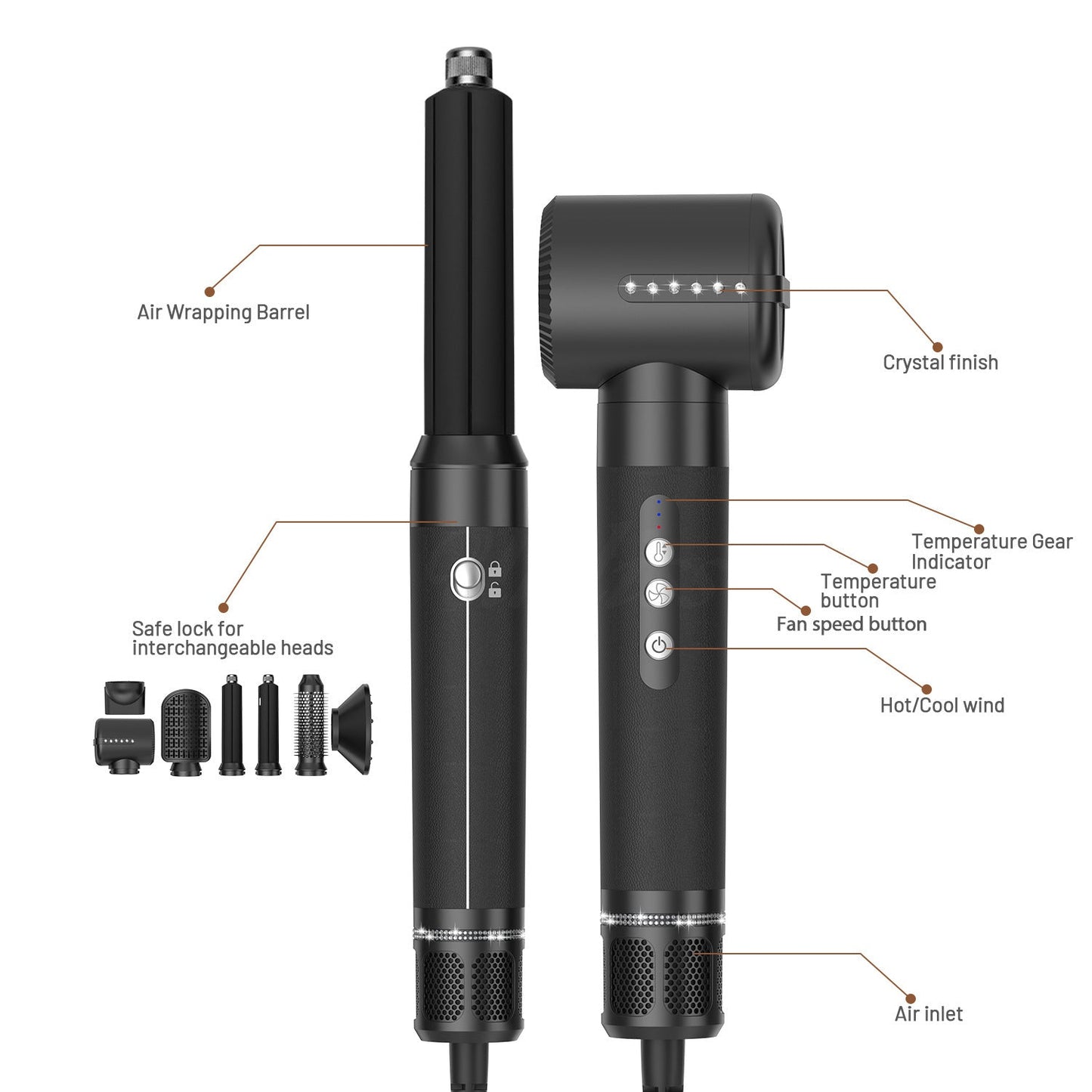 Multi-functional Automatic Curling Hair Stick