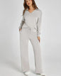 Horn trousers two-piece set-embroidered Ma Biao