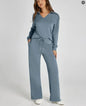 Horn trousers two-piece set-embroidered Ma Biao