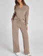 Horn trousers two-piece set-embroidered Ma Biao