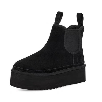 Thick-soled Round-toed Snow Boots