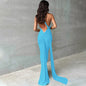 Backless Neck Hip Skirt