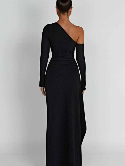 Long Sleeve Split Dress