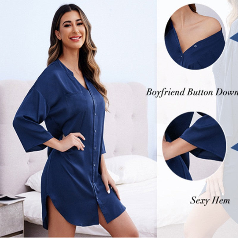 Boyfriend Style Shirt Pajamas