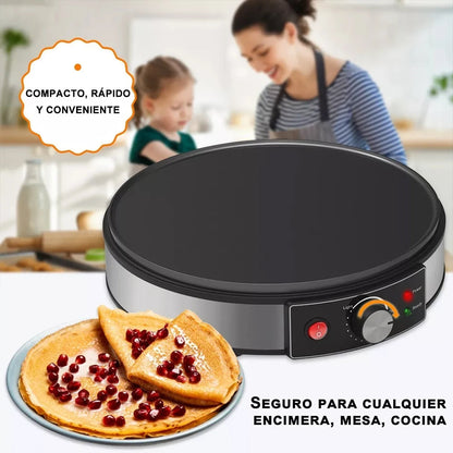 Pancake Maker,Non-Stick Griddle,Electric Crepe Maker, 1000W 12"