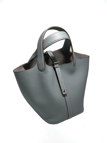 Leather Bucket Bag
