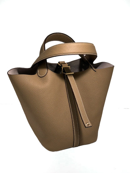 Leather Bucket Bag