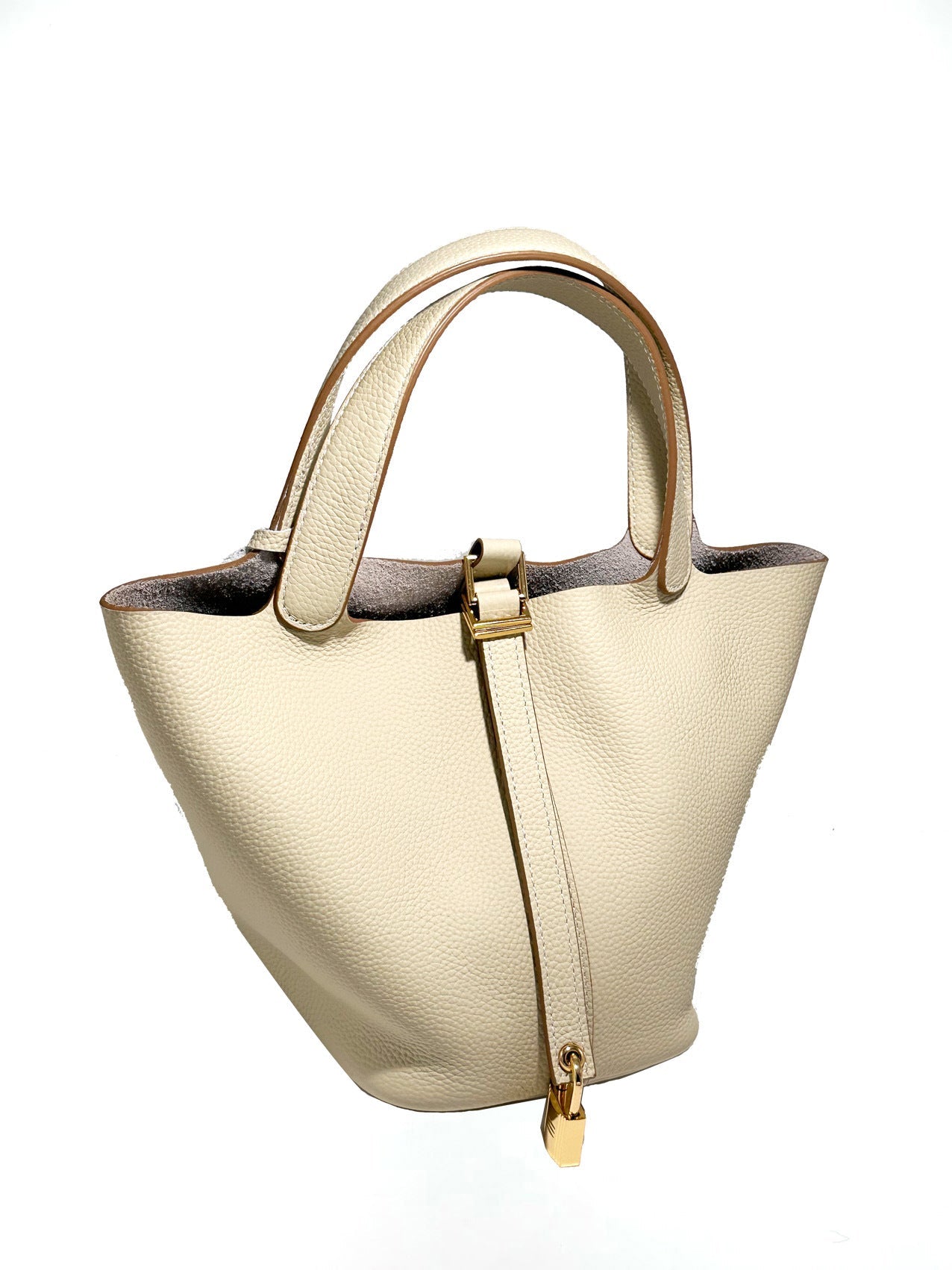 Leather Bucket Bag