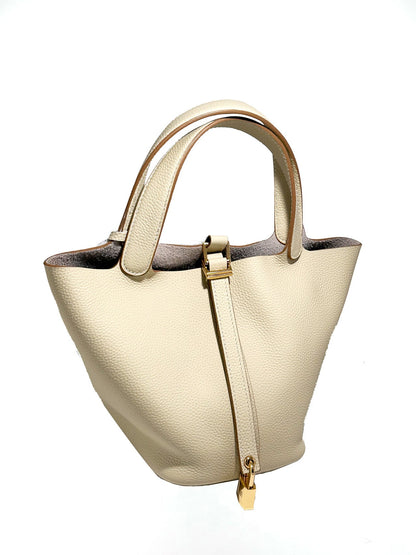 Leather Bucket Bag