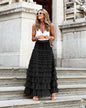 Mesh Cake Skirt