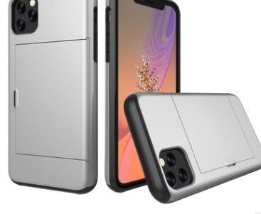 Premium Leather Card Holder Phone Case - Slim Wallet Case for iPhone