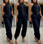 Halter Top Casual Working Pants Two-piece Suit