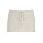 Niche, Pure And Gentle Style Cropped Low-rise Lace-up Skirt