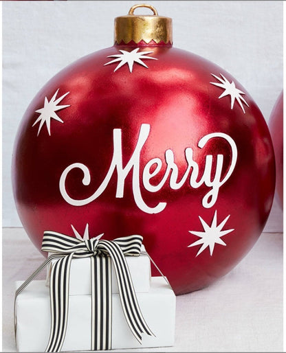 Christmas Balls Christmas Tree Decorations Outdoor Atmosphere Inflatable Toys For Home Christmas Gift Ball