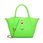 Portable Women's Leather Fashion Vegetable Basket Shoulder Messenger Bag