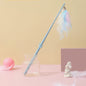 Cat Toy Teaser Plush Feather Bell Teaser Relieving Boredom Self-Hi Pet
