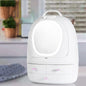 USB Cosmetic Storage with Adjustable Double Makeup LED Mirror