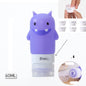 Portable Cute Cartoon Bear Penguin Animal Silicone Travel Case Organizer Shampoo Shower Gel Lotion Storage Refillable Bottle