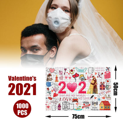 Valentine's Day Gift Puzzle 1000 Pieces Funny Toys Personalized Gifts Interactive Assemble Game
