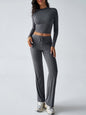 Sports Yoga Style Long-sleeved Straight Pants Casual Suit
