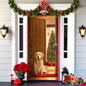Christmas Curtain Decoration Hanging Cloth Background