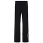 Vintage-style Personalized Printed Black Knit Pants