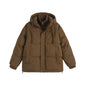 Winter Fake Two-piece Cotton-padded Coat For Men And Women Loose Cotton Jacket
