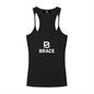BRACE Slim Fit Ribbed Racerback Tank Top