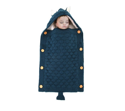 Premium Baby Sleeping Bag - Soft Lamb Cashmere Lined Infant Sleep Sack | Warm & Cozy Newborn Swaddle Blanket