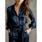 Solid-color Casual Loose-fit Women's Shirt