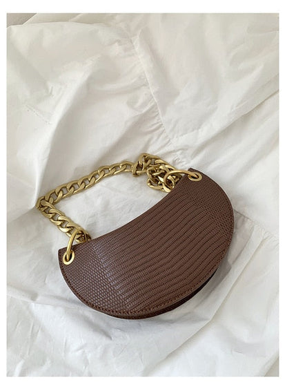 One-shoulder armpit bag women bag all-match crescent bag